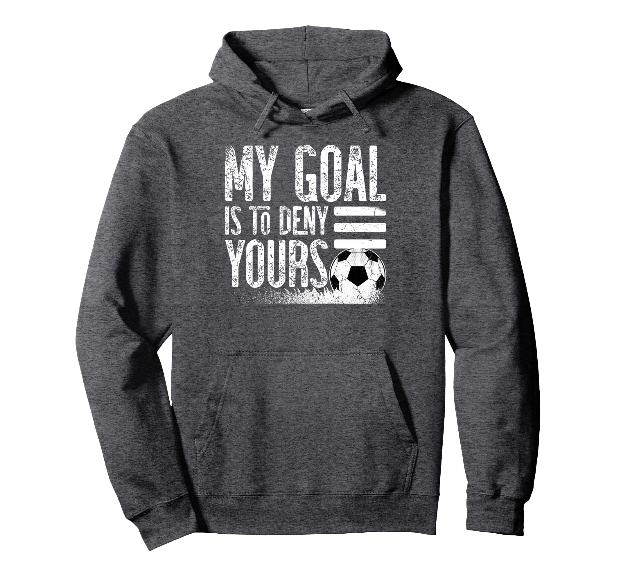 My Goal Is To Deny Yours Football Player Hoodie - Custom Art Print Unisex