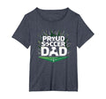 Proud Soccer Dad Cheering Sideline T-Shirt - Custom Art Print Men Women