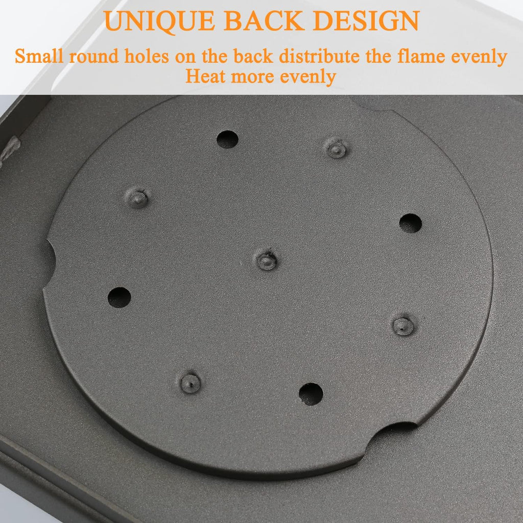 Griddle for Camp Chef 2 Burner Stove, Flat Top Griddle fits Camp Chef Accessories, 14 x 32'' Outdoor Cooking Systems