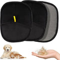 Pet Hair Removal Glove for Cats & Dogs, 3Pcs Upgraded Electrostatic Pet Hair Remover, Reusable Hair Remover Glove for Couch, Furniture, Carpet, Curtain