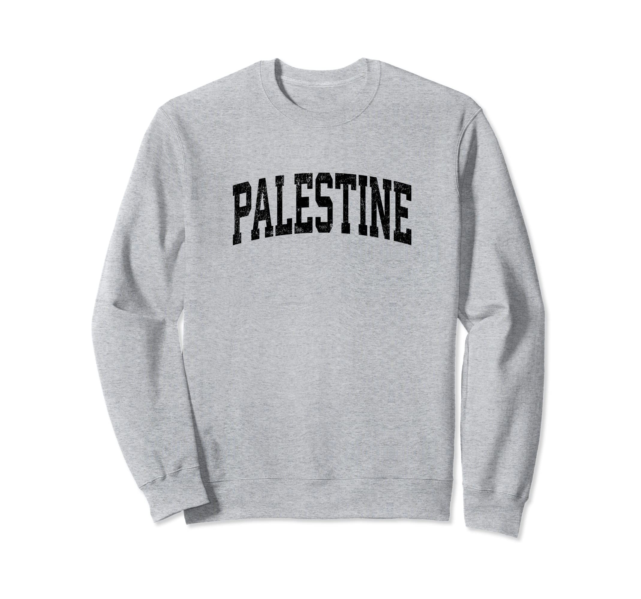 Palestine Texas Tx Athletic Sweatshirt - Casual Everyday Wear Unisex