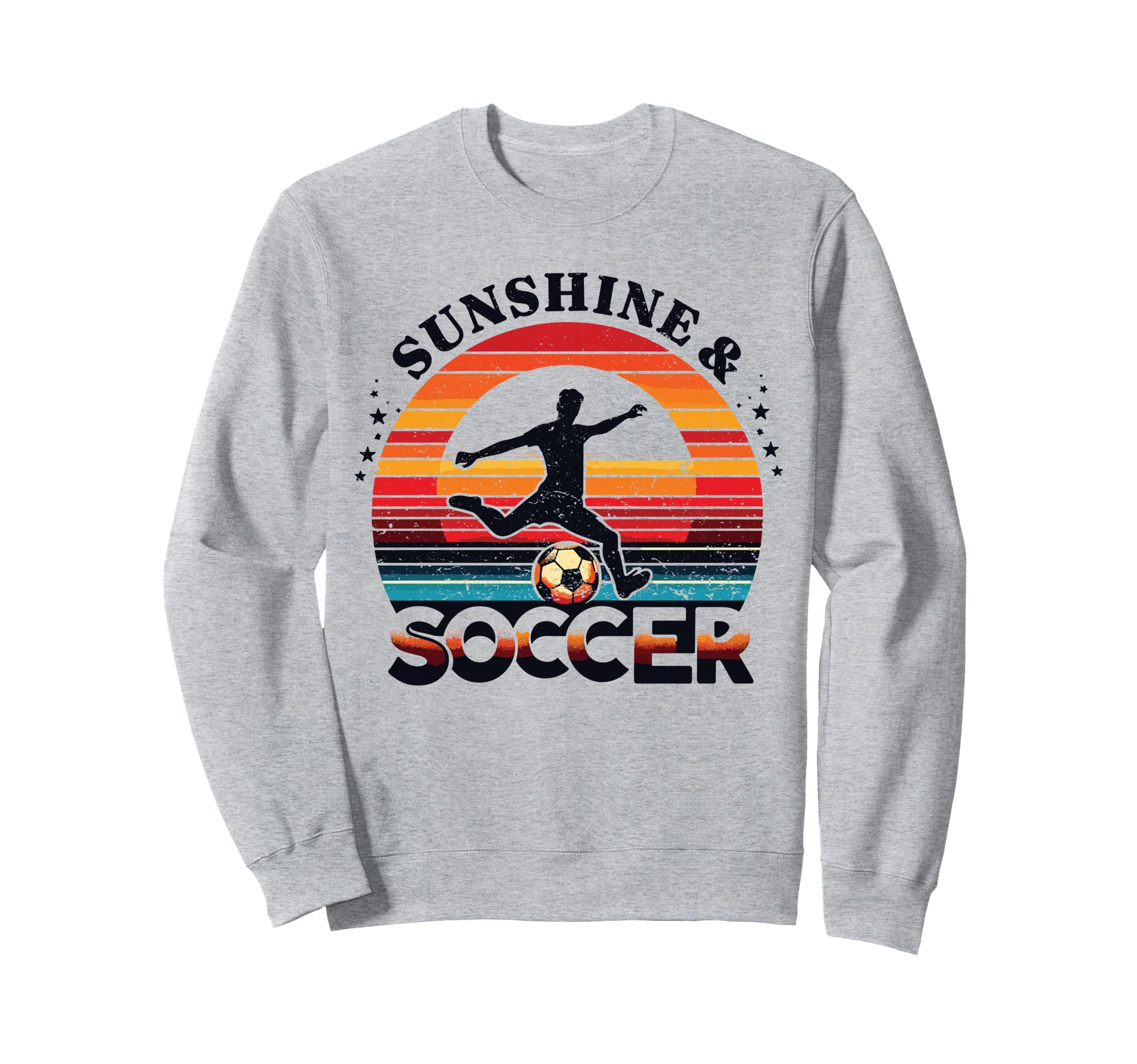 Sunshine Soccer Gear Soccer Player Sweatshirt - Fun Novelty Design Unisex