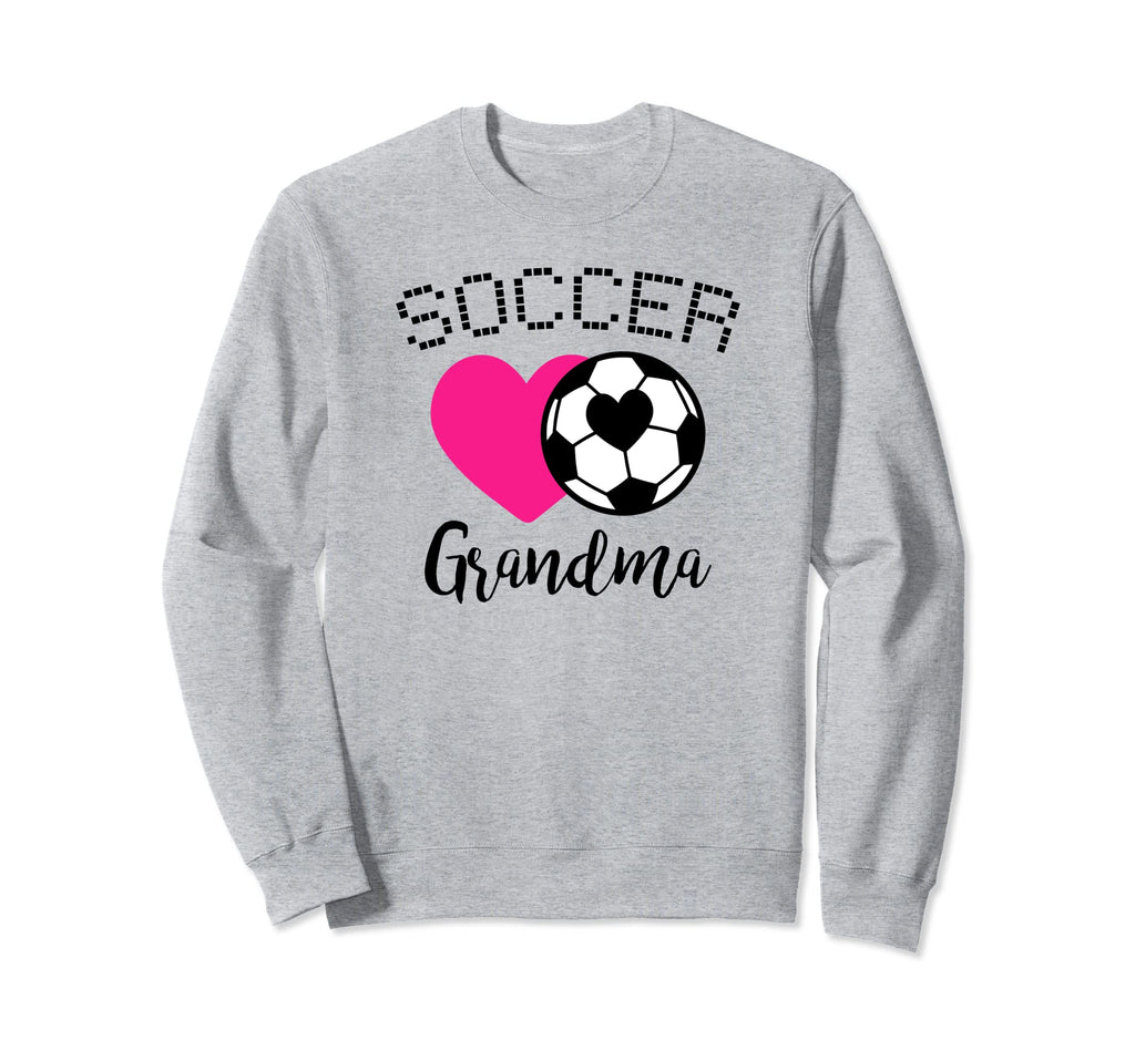 Soccer Grandma Love Heart Nana Sweatshirt - Fun Novelty Design Unisex