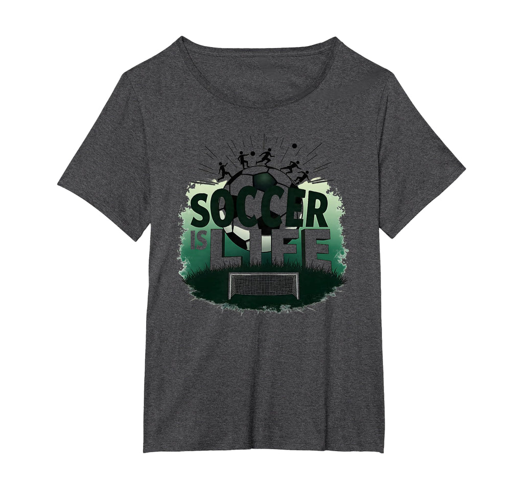 Soccer Is Life Inspiring Football T-Shirt - Streetwear Style for Adults