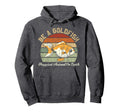 Be Goldfish Soccer Motivational Hoodie - Novelty Apparel for Adults