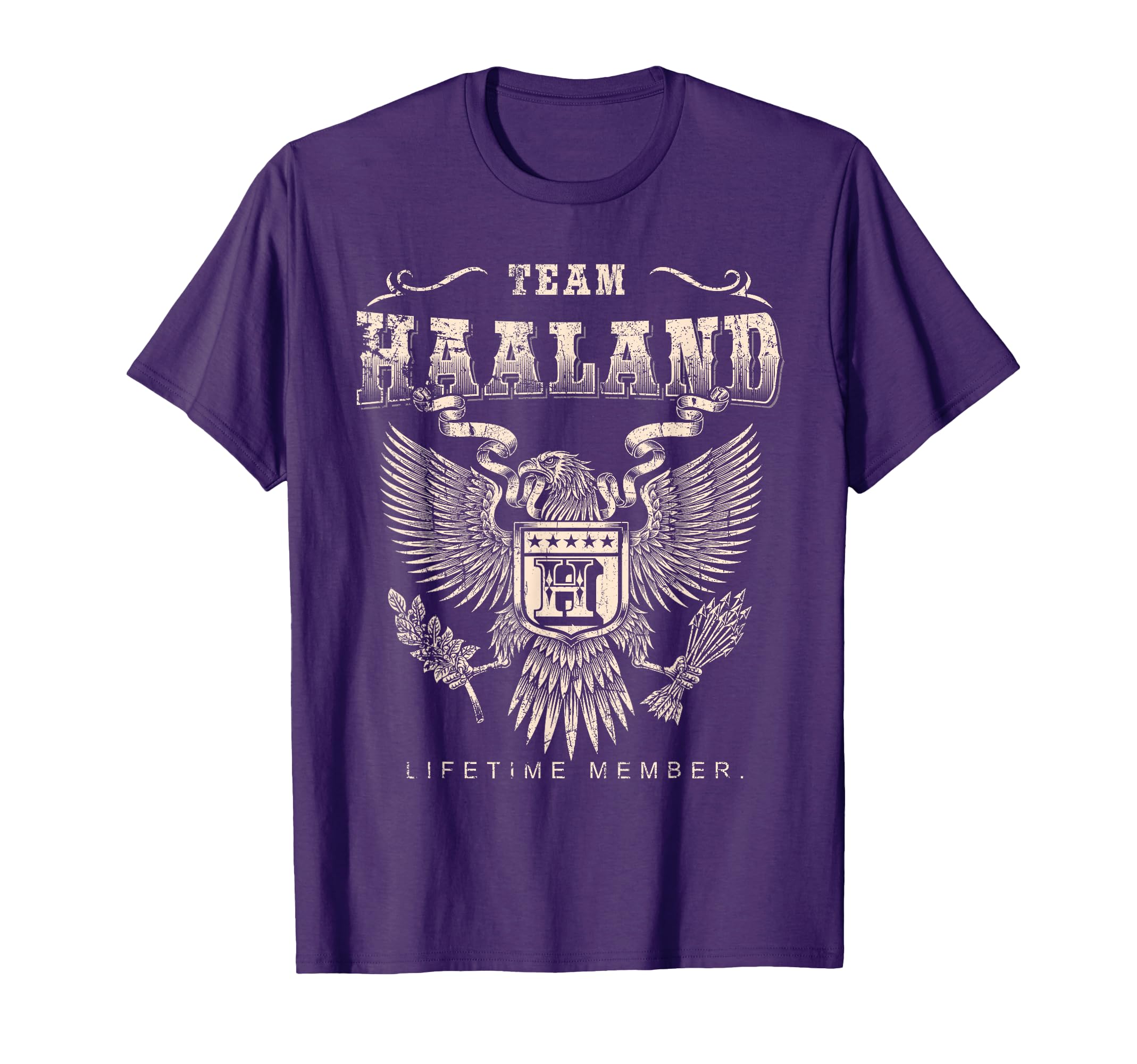 Team Haaland Lifetime Member Haaland T-Shirt - Unique Graphic for Adults