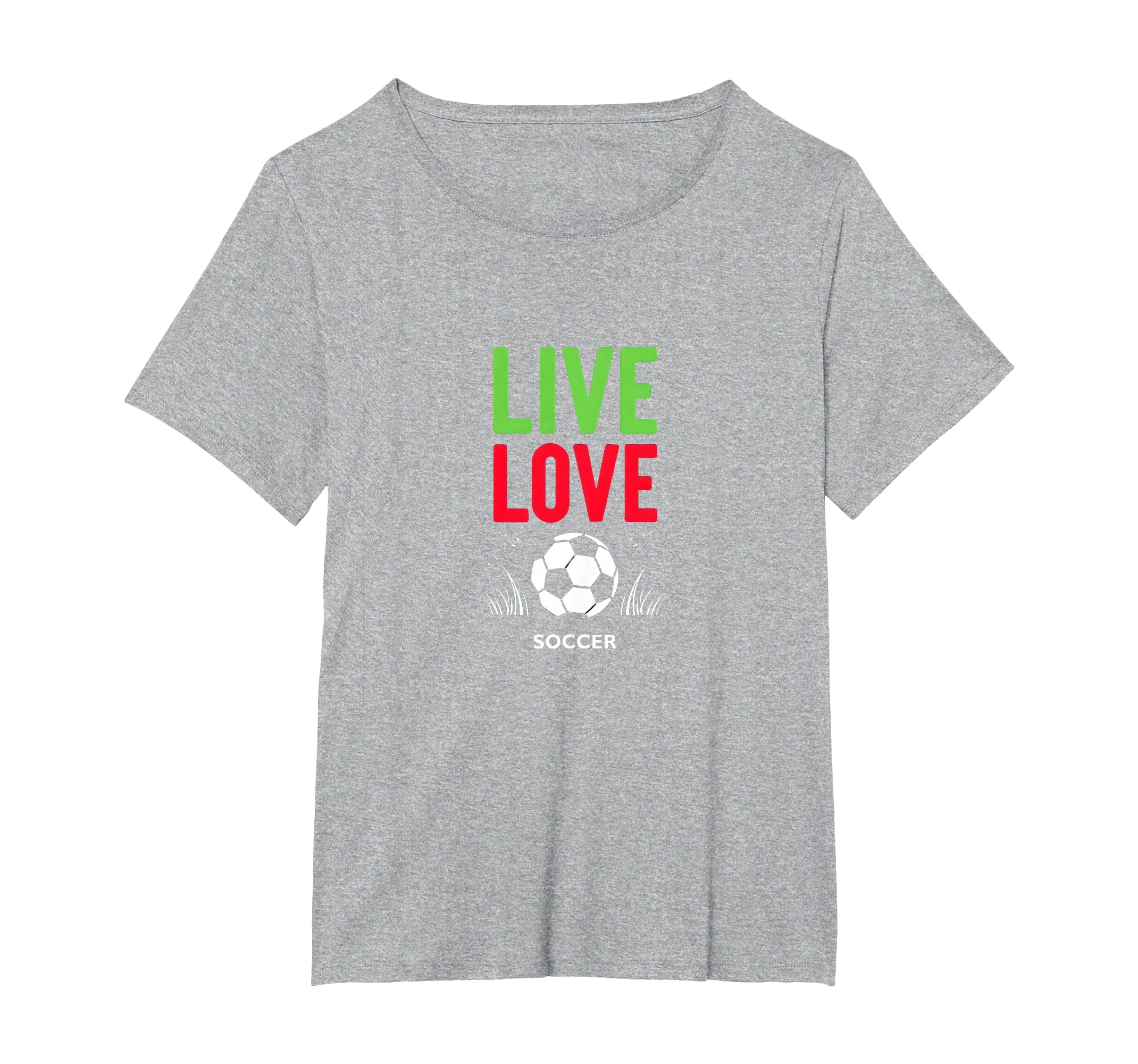 Live Love Soccer Inspiring Sports Fan T-Shirt - Streetwear Style Unisex