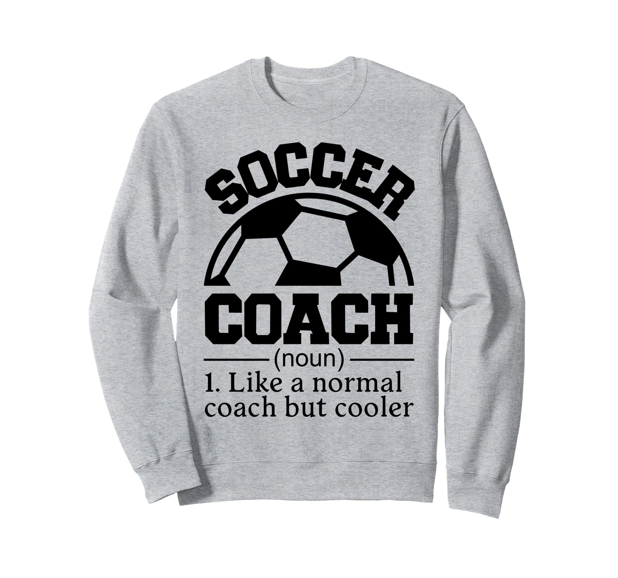 Soccer Coach Sweatshirt - Aesthetic Graphic for Adults
