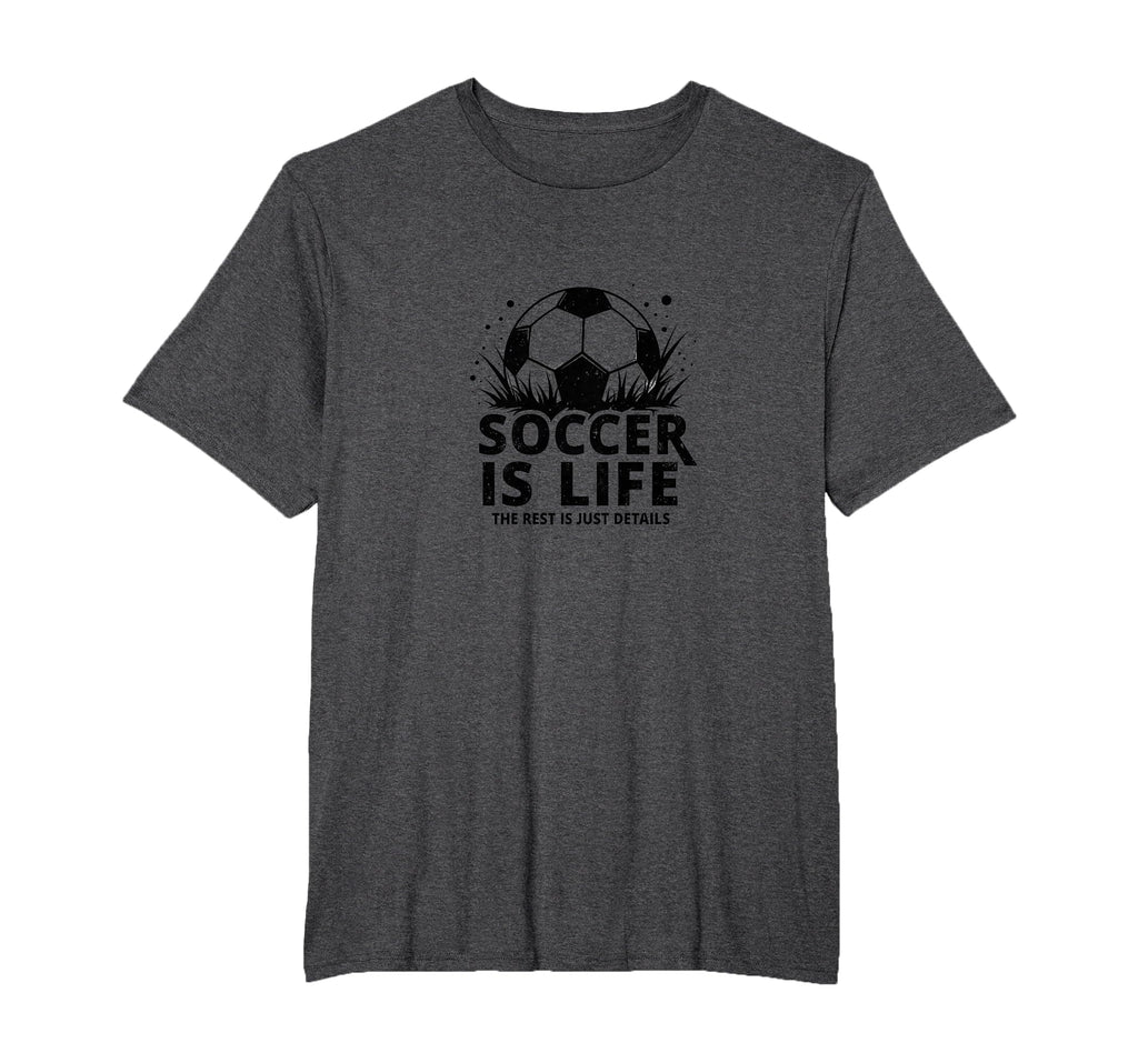 Soccer Coach Soccer Is Life Rest Is T-Shirt - Aesthetic Graphic Men Women
