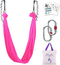 F.Life Aerial Silk Yoga Hammock & Swing for yoga Inversion,Strength training,starter hardware kit