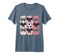 Soccer Coquette Bow Soccer Ball T-Shirt - Minimalist Print for Adults
