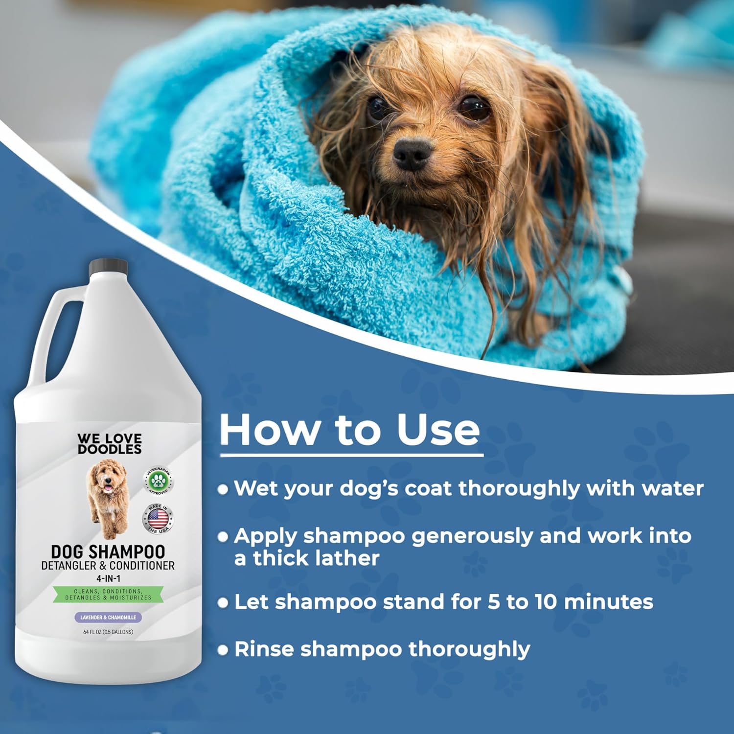Dog Shampoo Half-Gallon