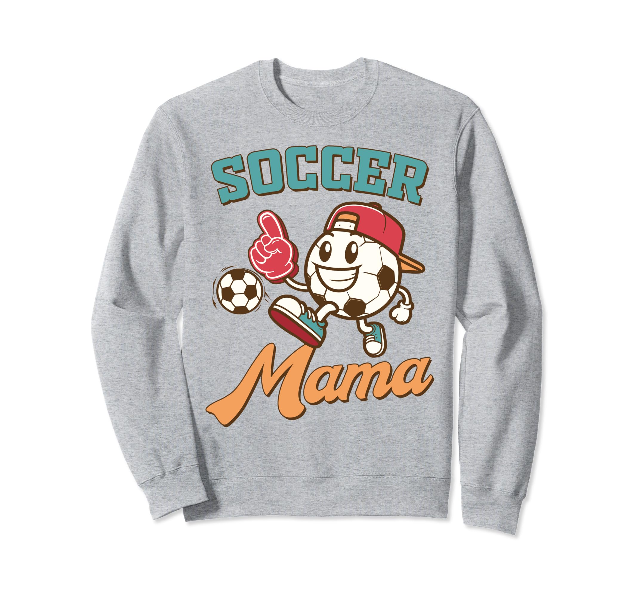 Soccer Mom Game Day Family Sweatshirt - Fun Novelty Design Men Women
