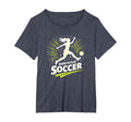 Born To Play Soccer Womens Inspirational T-Shirt - Unique Graphic Unisex