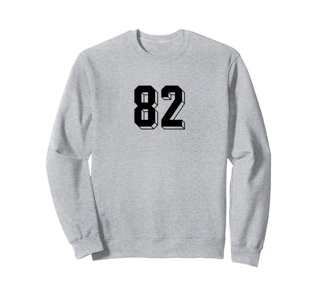 Number 82 80S 90S Soccer Team Jersey Sweatshirt - Graphic Print Unisex