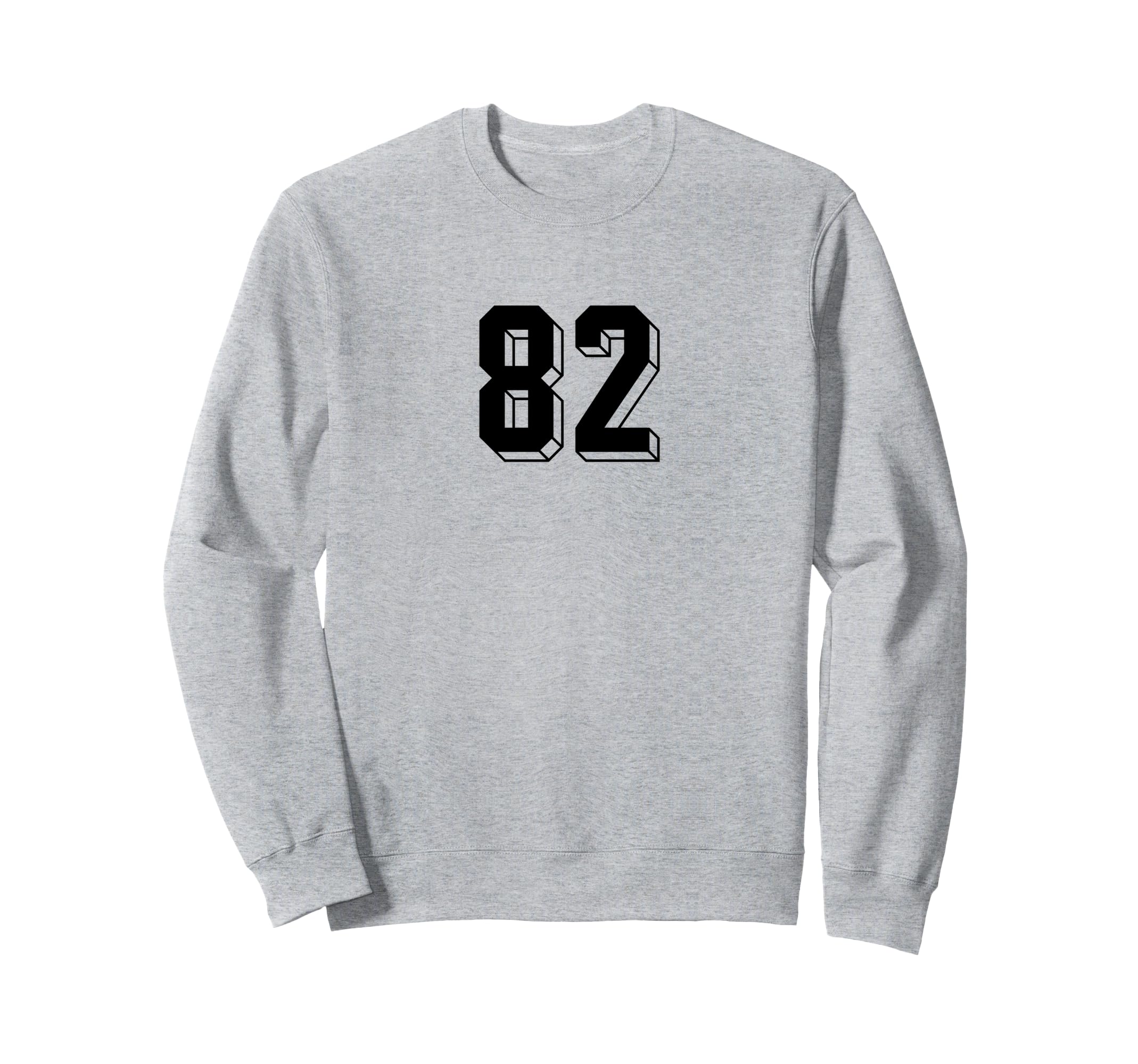 Number 82 80S 90S Soccer Team Jersey Sweatshirt - Graphic Print Unisex