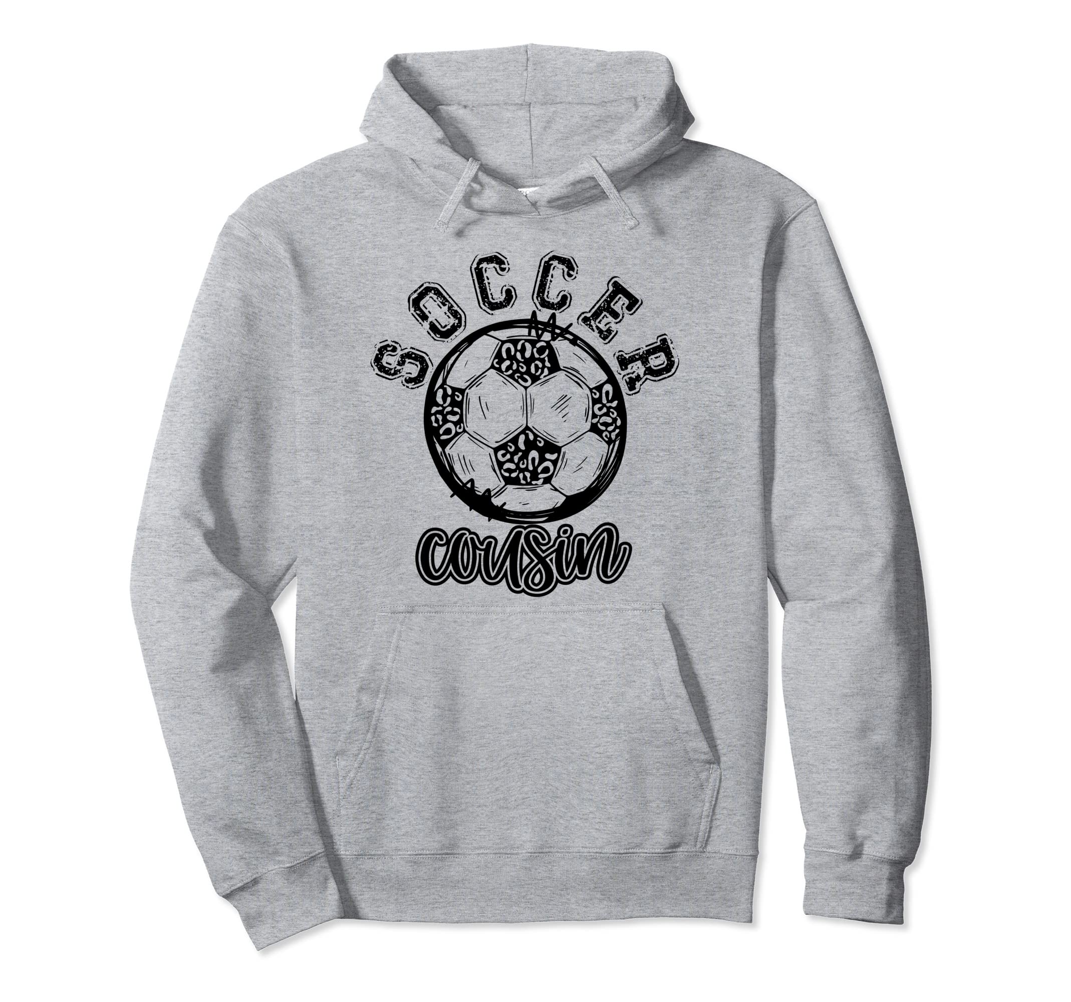 Soccer Cousin Leopard Cheetah Trendy Hoodie - Novelty Apparel Men Women