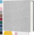 Zesthouse Photo Album Self Adhesive Pages, 60 Pages Magnetic Scrapbook Albums with Sticky Page, Photos Album Holds 8x10 & 5X7 & 4x6 & 6x8 & 3x5, Large Picture Book Ideal Gift for Family Wedding Baby