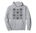 Groovy Soccer Coquette Bow Soccer Soccer Hoodie - Unique Graphic Men Women