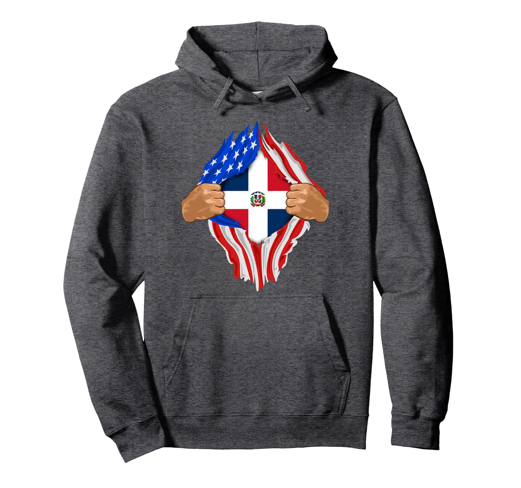 Dominican Blood Inside Me Dominican Hoodie - Graphic Print for Adults