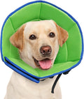 Dog Cone Collar L, Soft Cones for Large Medium Small Dogs,Adjustable Dog Cone Alternative to Stop Licking, Comfy Elizabethan Collar for After Surgery Wound Healing & Hot Spots Blue