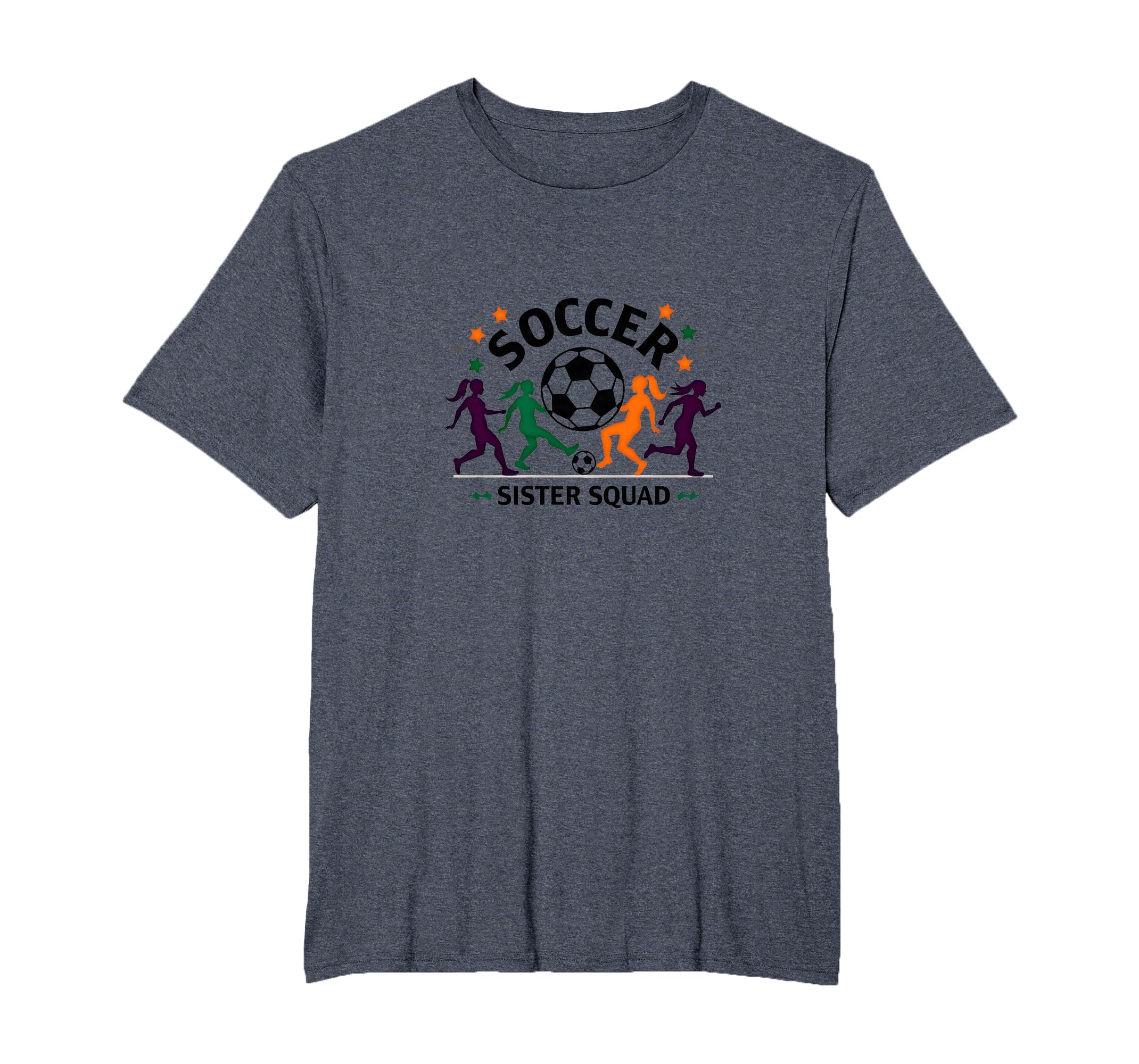 Soccer Sister Squad Team Spirit T-Shirt - Streetwear Style Men Women
