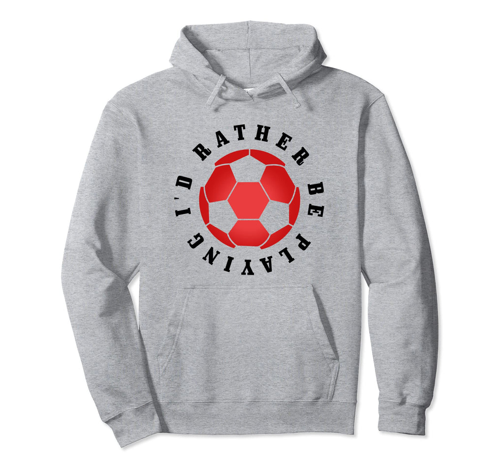 Soccer Player Ball Soccer Hoodie - Novelty Apparel for Adults