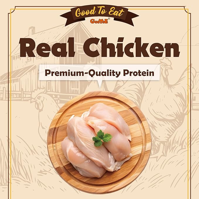 Gootoe Chicken Dog Treats – Chicken Sticks 1.5 lb – All Natural, Grain-Free, Low Fat, Premium Training Chews, Healthy & Easily Digestible