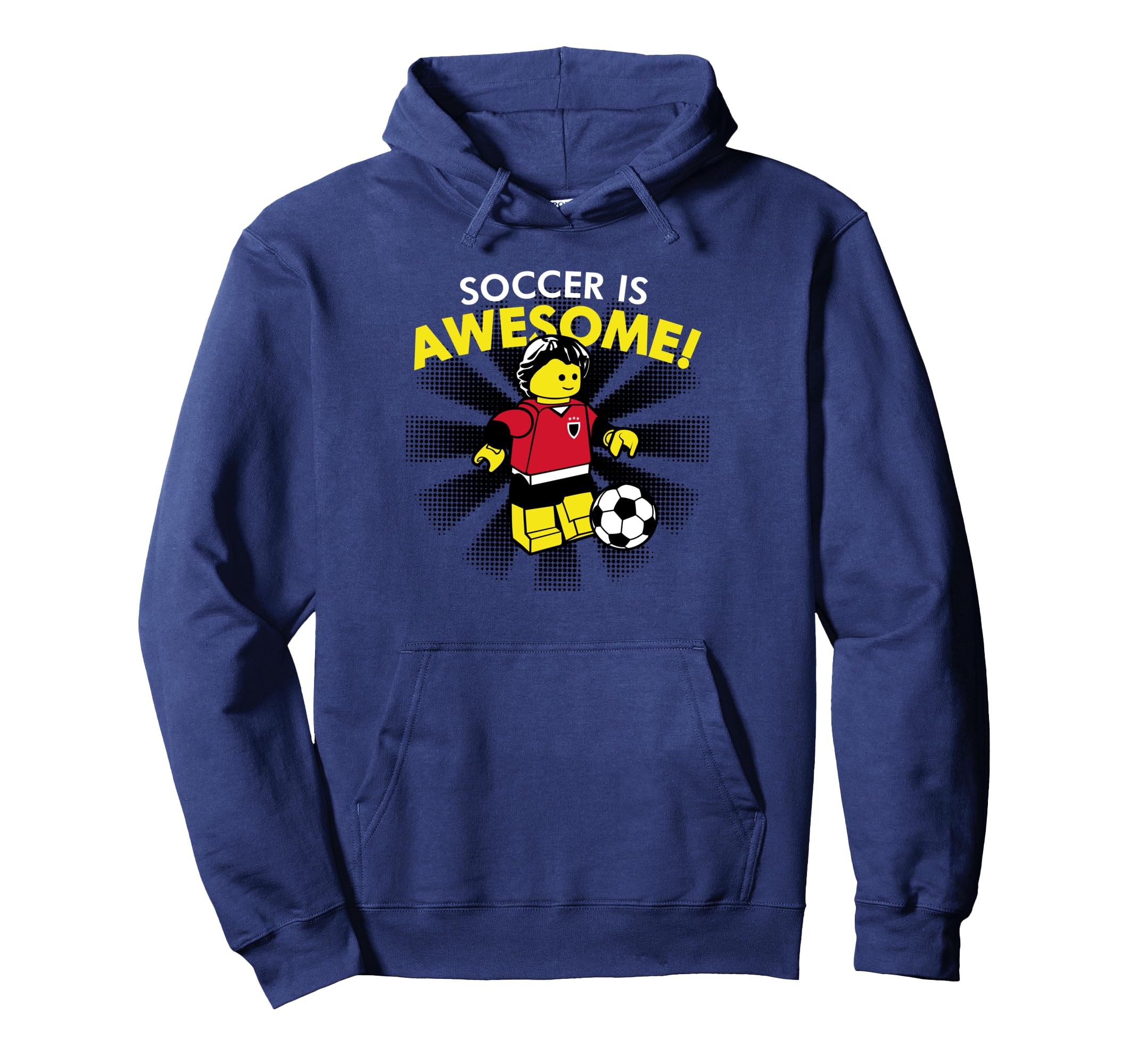 Soccer Is Awesome Funny Hoodie - Casual Everyday Wear Men Women