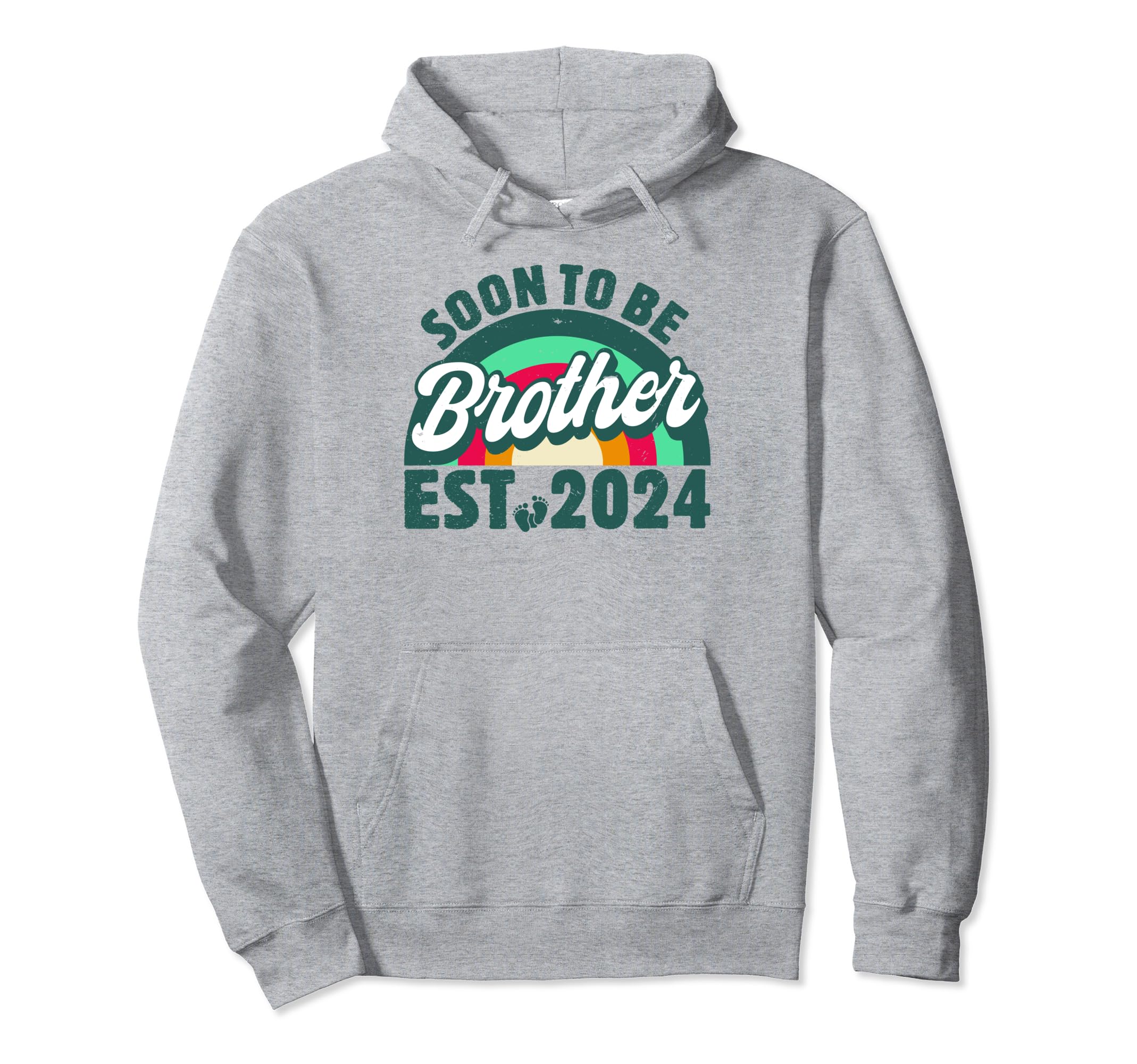 Soon To Be Brother 2024 First Time Hoodie - Novelty Apparel for Adults