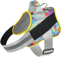 Bolux Dog Harness, No-Pull Reflective Dog Vest, Breathable Adjustable Pet Harness with Handle for Outdoor Walking - No More Pulling, Tugging or Choking (Medium (Pack of 1), Watercolour)