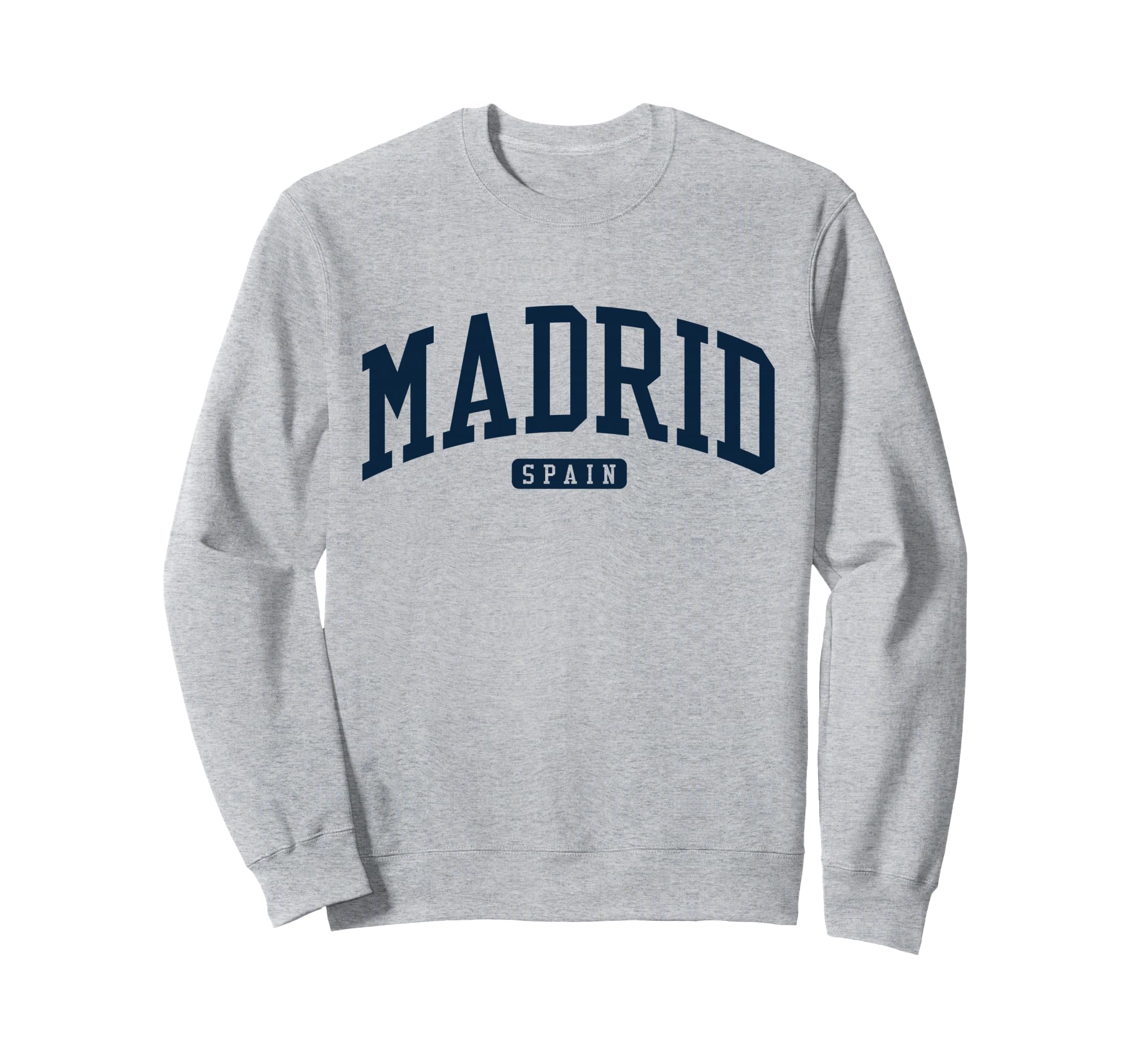 Madrid Spain Espana College Sweatshirt - Graphic Print Men Women