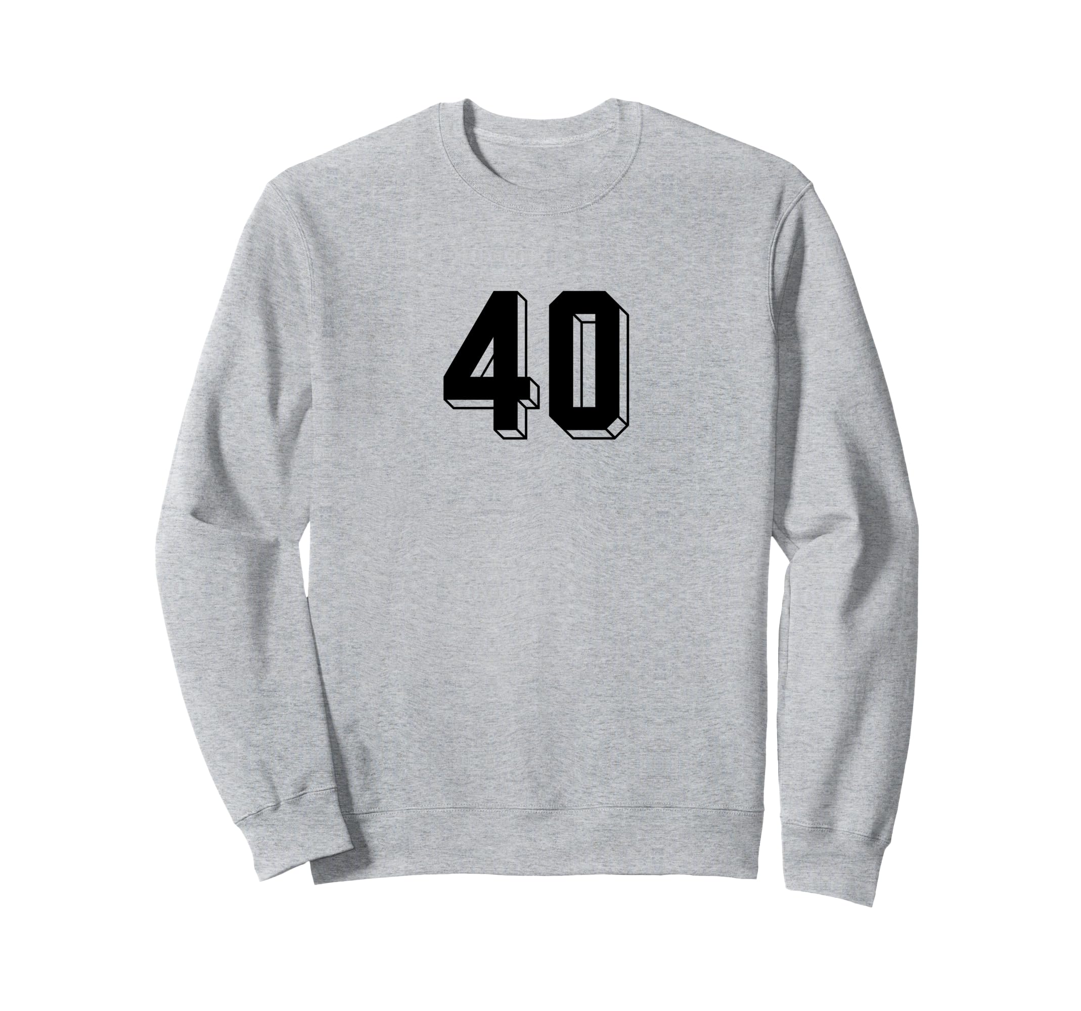Number 40 80S 90S Soccer Team Jersey Sweatshirt - Trendy Graphic Unisex