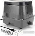 AquaMiracle Linear Air Pump ZP-40/ZP-60/ZP-100/ZP-200 for Pond Aeration, 635/950/1600/4000GPH Septic Air Pump Pond Aerators for Outdoor Ponds, Waste Treatment, Aquarium, Fish Farm, Seafood Restaurant