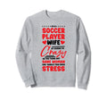Soccer Players Wife Designs Sweatshirt - Streetwear Style for Adults
