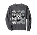Soccer Coquette Bow Soccer Ball Sweatshirt - Minimalist Print Men Women