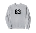 Number 63 80S 90S Soccer Team Jersey Sweatshirt - Trendy Graphic Men Women