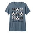 Soccer Mama Coquette Bow Soccer Mom Tri T-Shirt - Unique Graphic Men Women