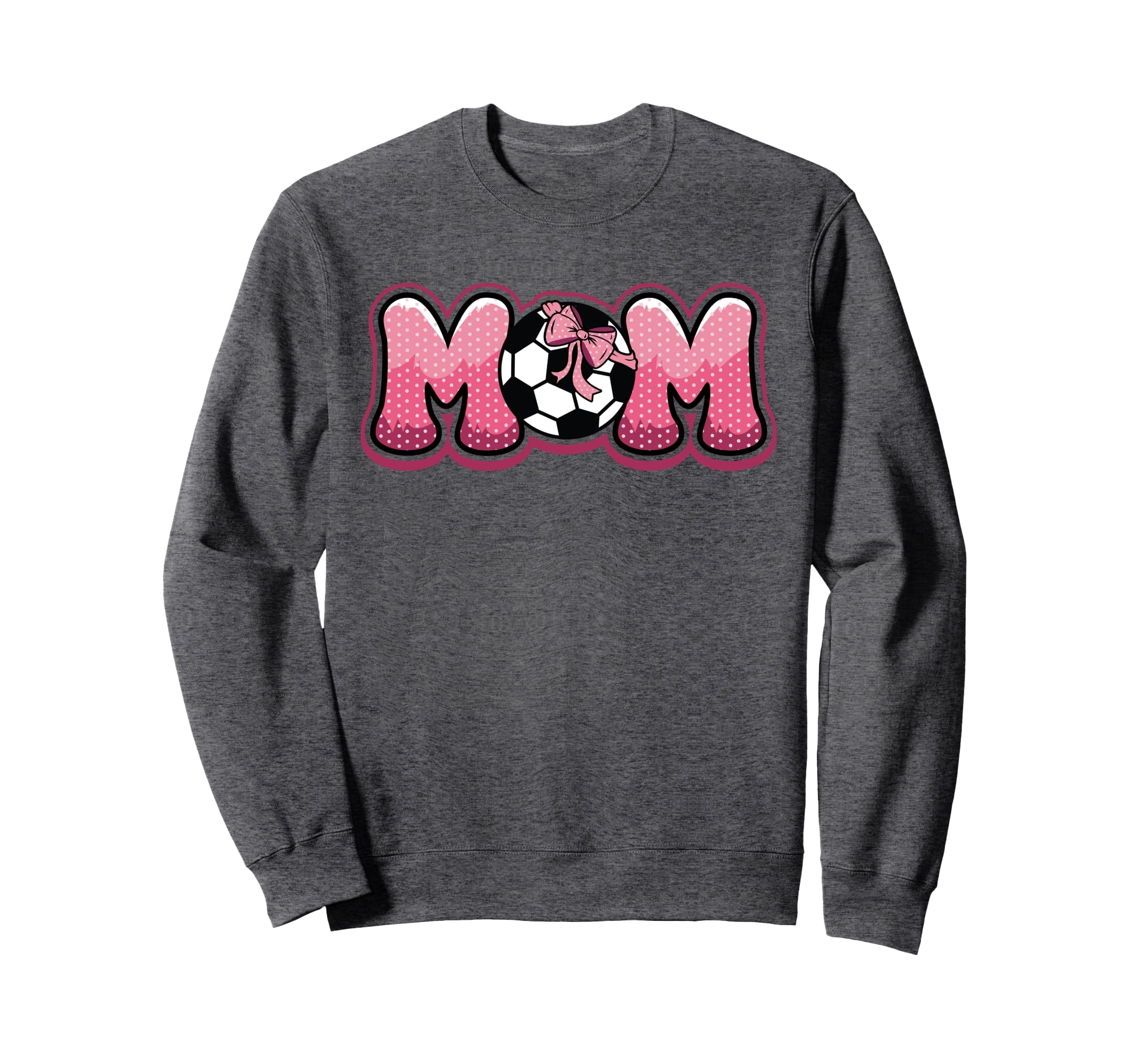 Soccer Mom Coquette Bow Game Sweatshirt - Casual Everyday Wear Men Women