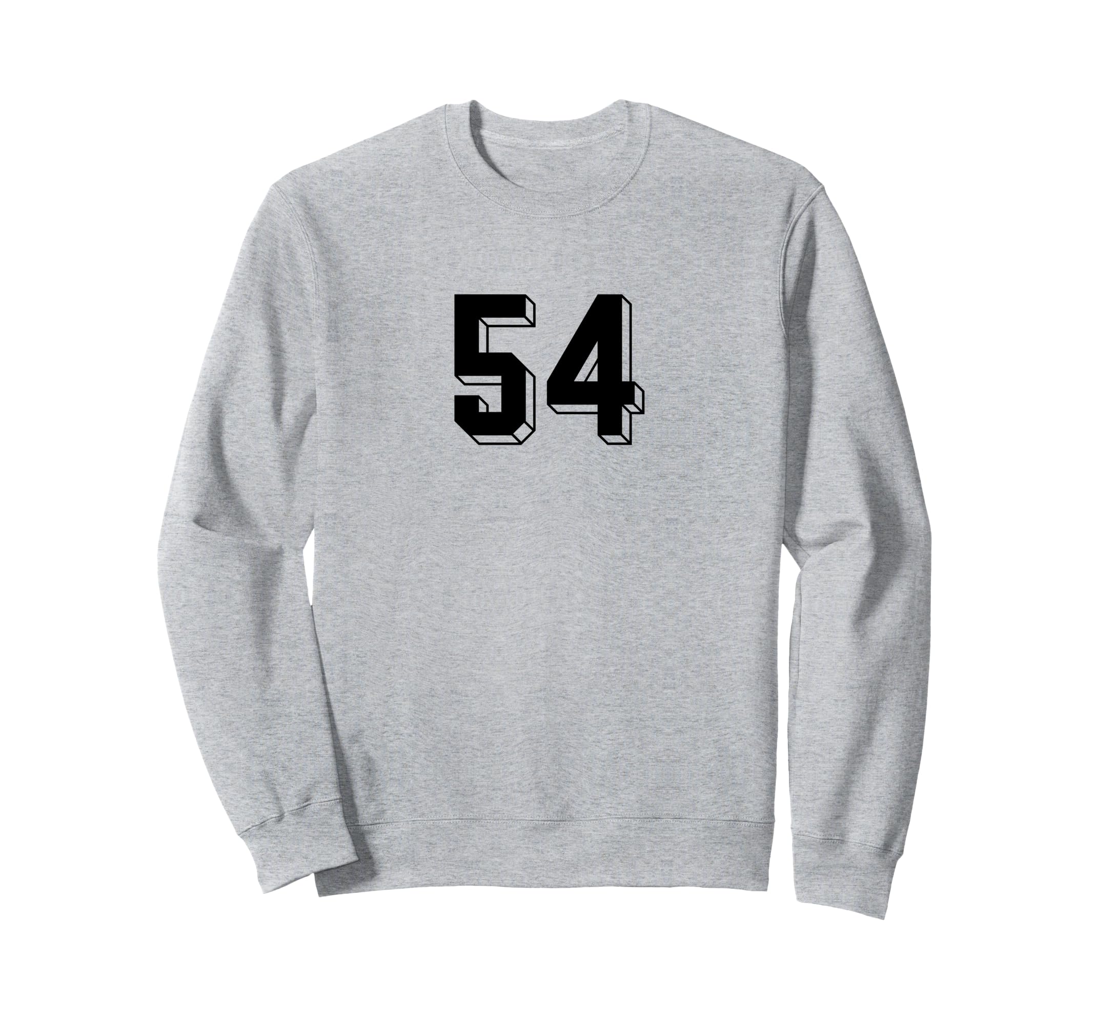 Number 54 80S 90S Soccer Team Jersey Sweatshirt - Trendy Graphic Unisex