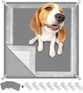 Dog Pee Pad Holder, Puppy Pad Holder Tray for 24'' x 24'' Training Pads, 15pcs Dog Potty Tray Set Include High Edge Silicone Mat & 6 Activated Charcoal Disposable Puppy Pads & 8 Holder Clamps