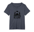 Soccer Coach Soccer Is Life Rest Is T-Shirt - Fun Novelty Design Unisex