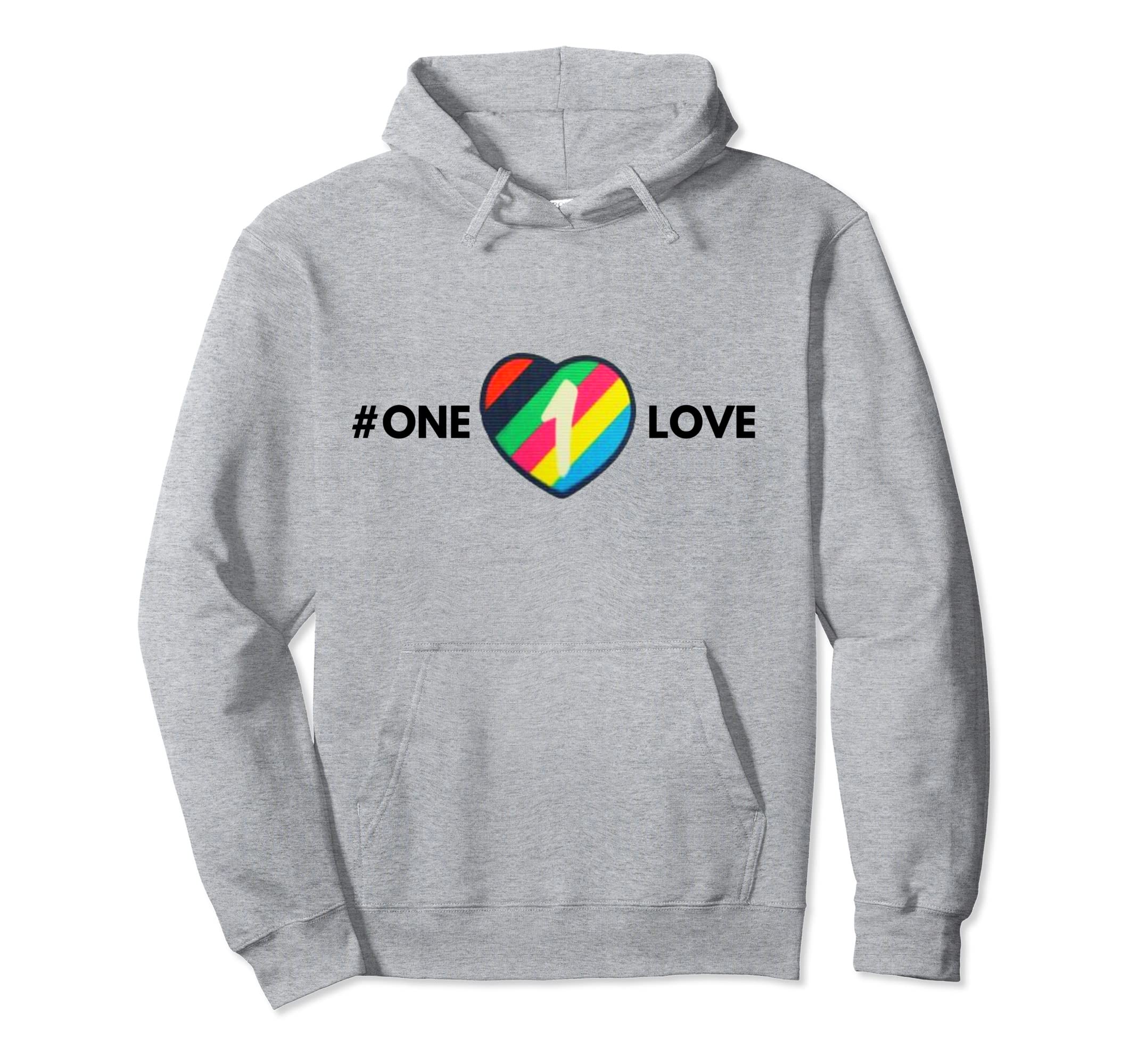 One Love Soccer Football Lgbtq Hoodie - Fun Novelty Design for Adults