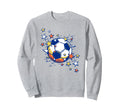 Trendy Soccer Ball From Stars Sweatshirt - Aesthetic Graphic for Adults