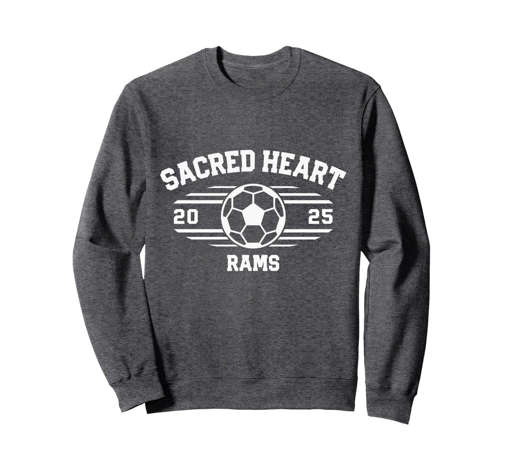 Sacred Heart Rams Soccer Ball 2025 Sweatshirt - Graphic Print Unisex