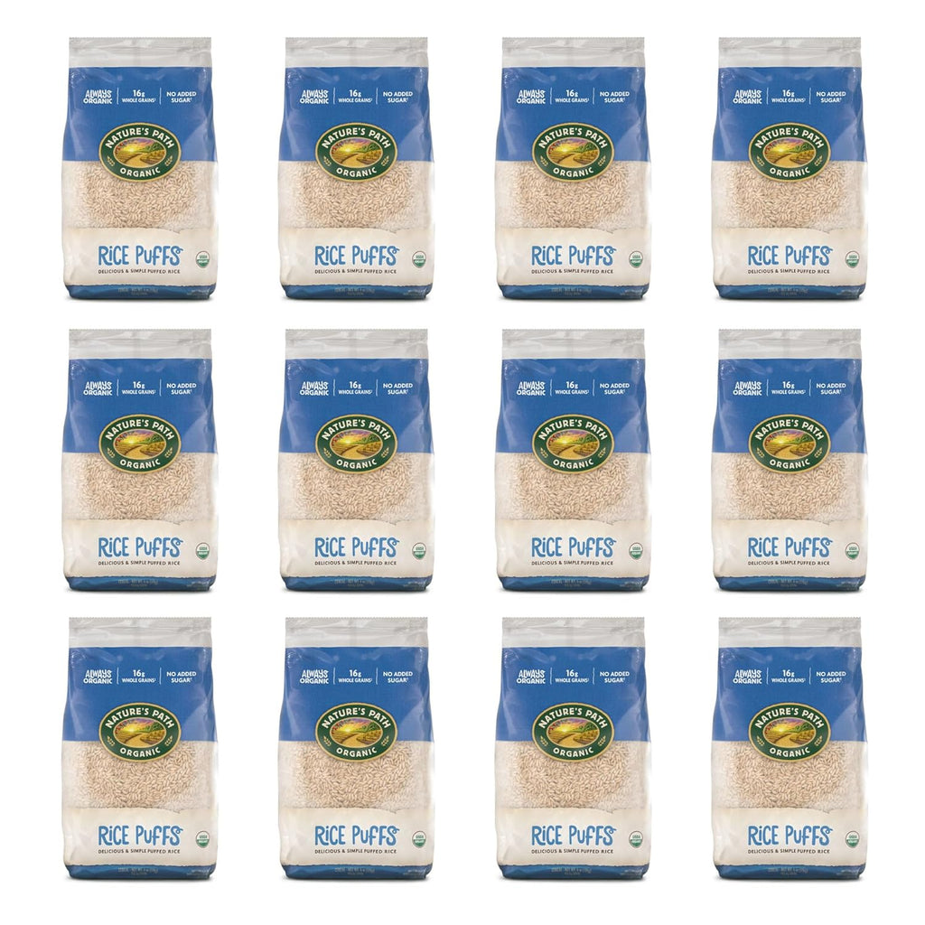 Nature's Path Organic Rice Puffs Cereal, 6 oz, Pack of 12