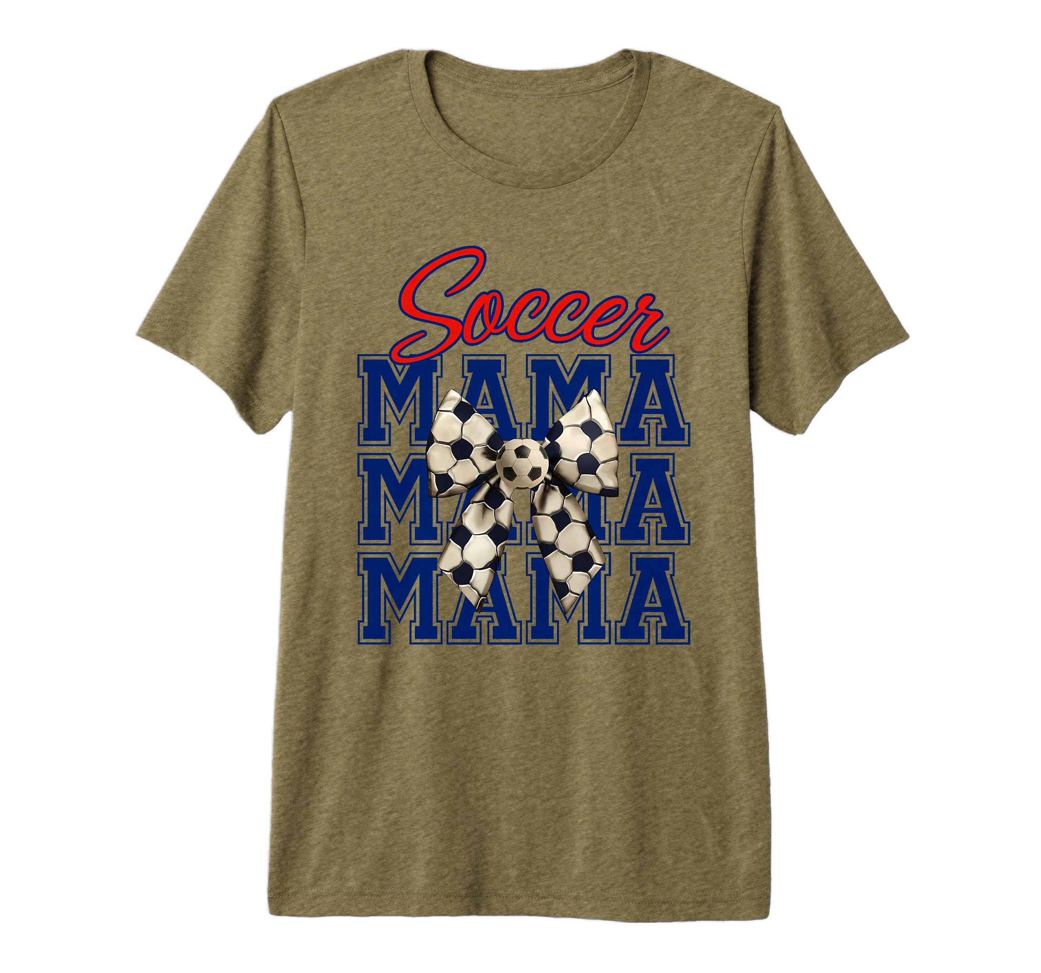 Soccer Mama Coquette Bow Aesthetic T-Shirt - Casual Everyday Wear Unisex