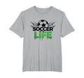 Soccer Is Life Passionate Fan T-Shirt - Fun Novelty Design for Adults