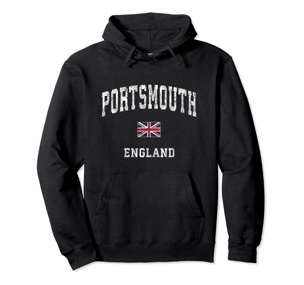 Portsmouth England Athletic Sports Hoodie - Casual Everyday Wear Men Women