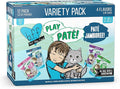 Weruva B.F.F. Play - Best Feline Friend Paté Lovers, Aw Yeah!, Paté Jamboree! Variety Pack, 3oz Pouch (Pack of 12)